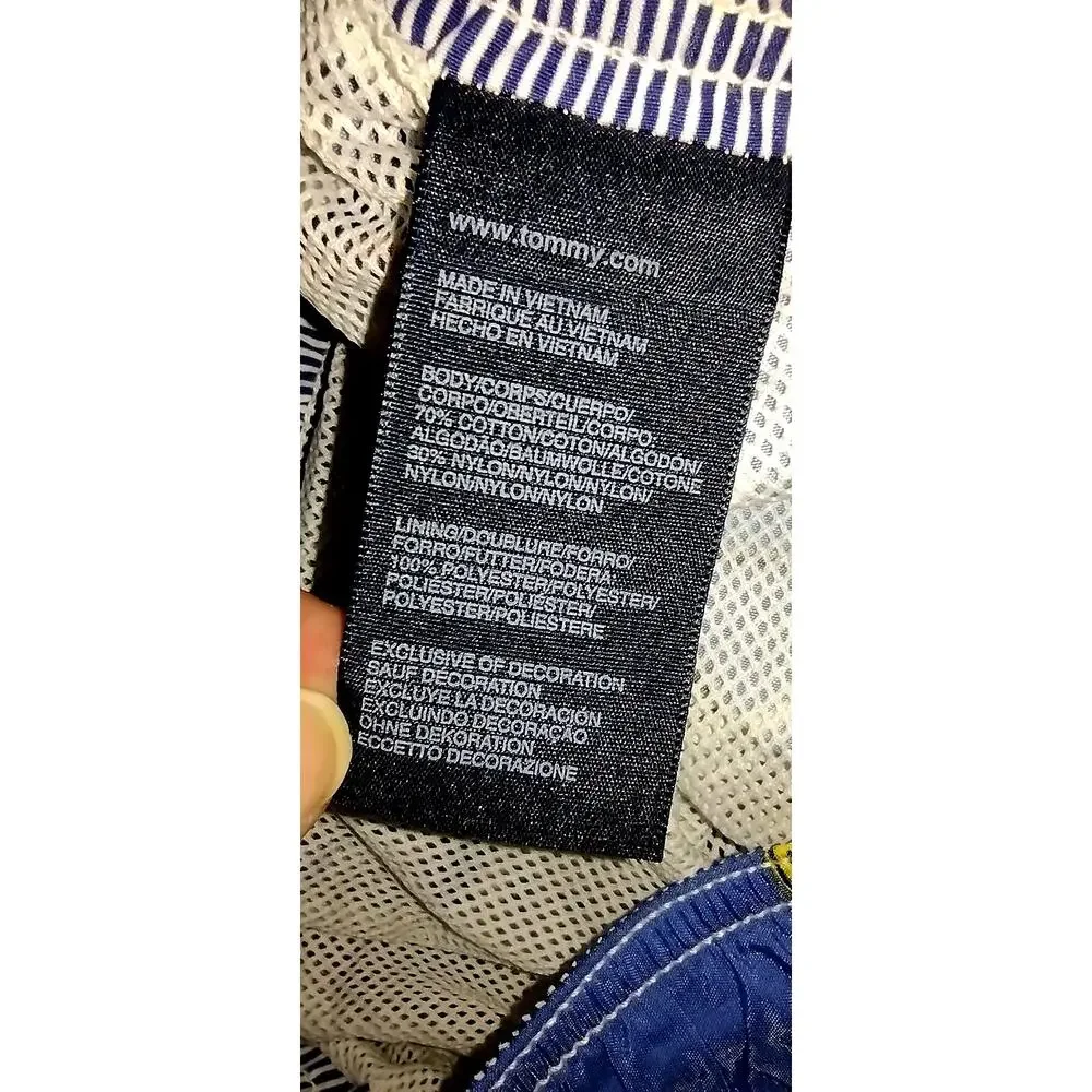 Tommy Hilfiger Men's Hawaiian Theme Swim Trunks Mesh Size XL beachy travelwear